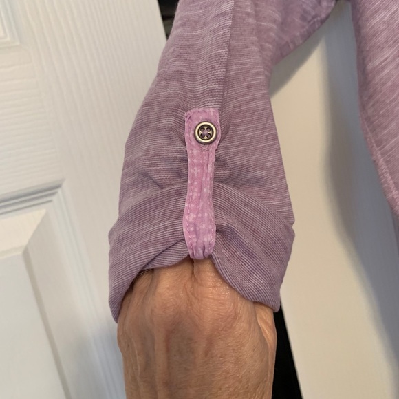 H&M distressed lavender/light purple top size M - Picture 4 of 5